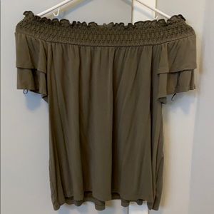 American Eagle Off the Shoulder Shirt